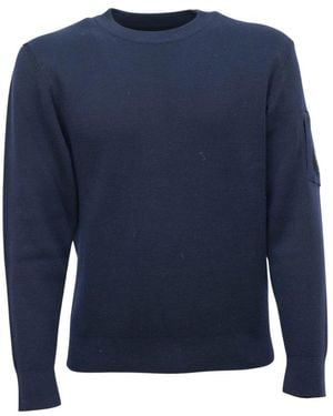 C.P. Company Round-Neck Knitwear - Azul