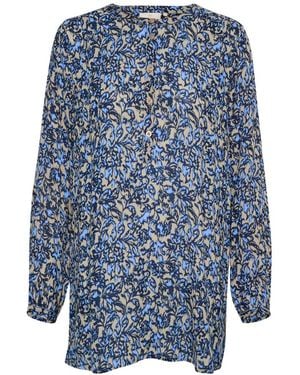 Kaffe Short Dresses - Blue