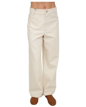 Max Mara Wide Jeans - Neutro