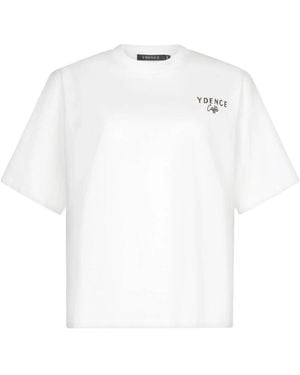 Ydence T-Shirt Café - Wit