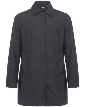 Fay Single-Breasted Coats - Blauw