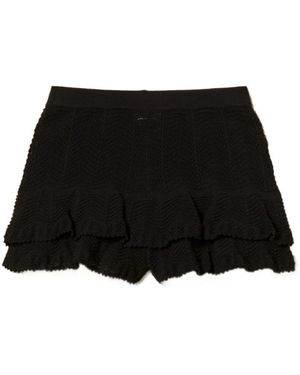 Twinset Short Shorts - Negro
