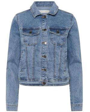 Kaffe Jassen ,Blauw ,Denim Denim Jassen