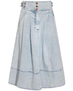 Zimmermann Denim Skirts - Blue