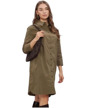 Notre-v Inneke Mini-Blusenkleid - Braun