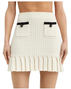 Self-Portrait Short Skirts - Neutre