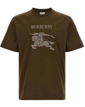 Burberry T-Shirts - Green