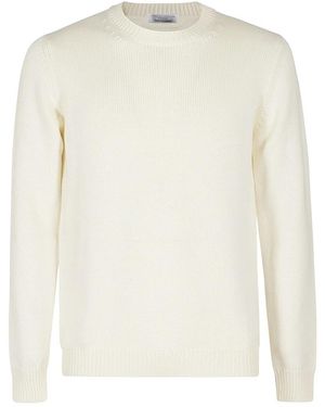 Roberto Collina Round-Neck Strickwaren - Weiß