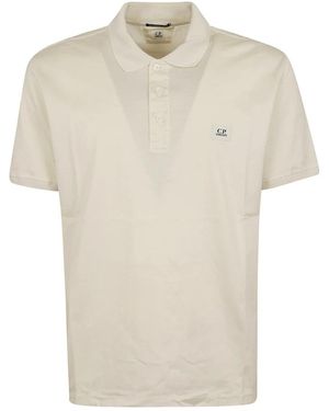 C.P. Company Polo Shirts - Natural