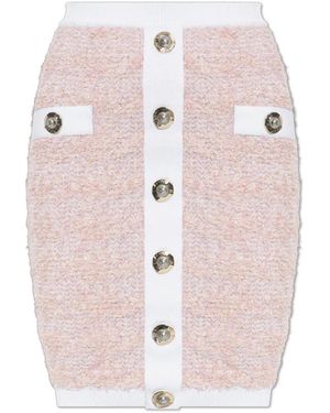 Balmain Short Skirts - Pink