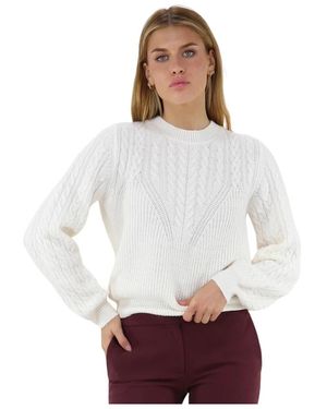 Twinset Round-Neck Knitwear - Blanco