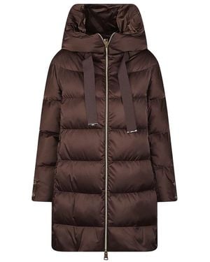 Herno Jassen ,Bruin ,Polyester A-Shape Donsjas