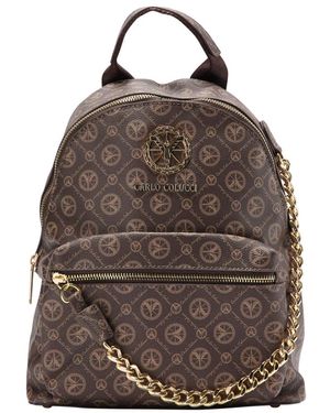 carlo colucci Backpacks - Brown