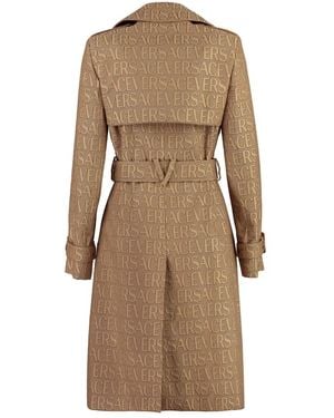 【送料&関税込】Versace Cotton Blend Trench Coat Versace - Cotton blend trench coat Beige - The Corner