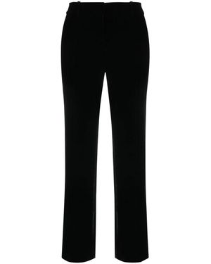 Ermanno Scervino Broeken ,Zwart ,Velvet Tapered Broek
