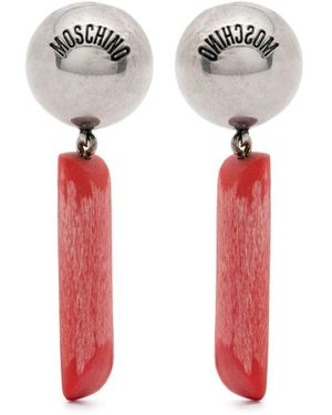 Moschino Earrings - Blanco