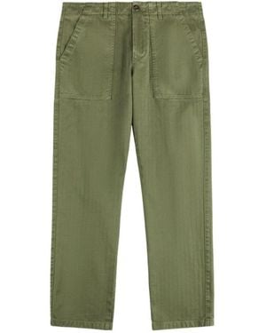 Fay Straight Pants - Green