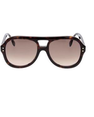 Fendi Five Sisters Aviator Zonnebril - Bruin