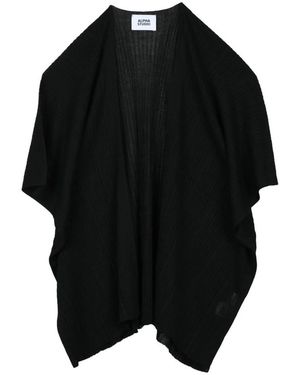 Alpha Studio Cardigan Aperto - Zwart