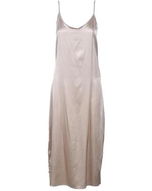 Wild Cashmere Midi Dresses - Brown