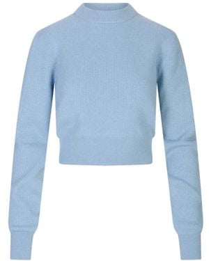 Malo Round-Neck Knitwear - Bleu