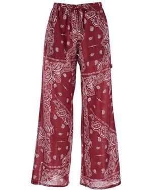 VENUJA Wide Trousers - Red
