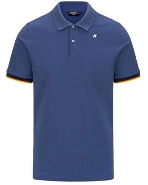 K-Way Vincent Pique Polo - Blauw