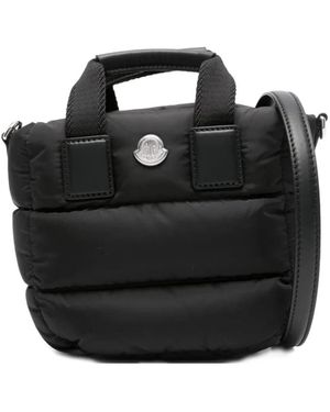Moncler Tassen ,Zwart ,Katoen Micro Caradoc Crossbody Tas