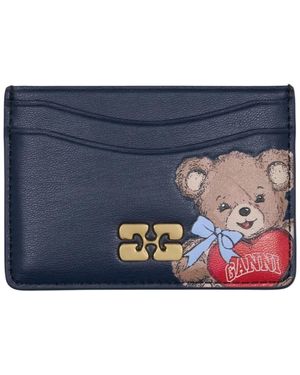 Ganni Wallets & Cardholders - Blue