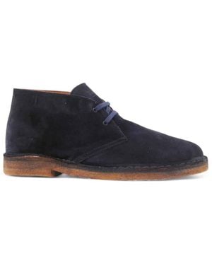 Frau Lace-Up Boots - Blauw