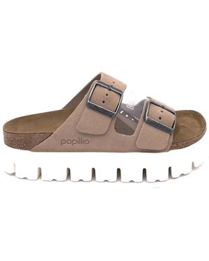 Birkenstock Sliders - Metallic
