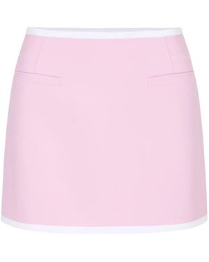Iceberg Mini-Fit Viscose Cady Rok - Roze