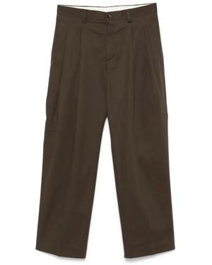 Laneus Wide Pants - Brown