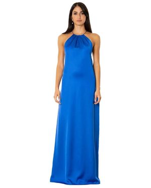 Jijil Kleedjes ,Blauw ,Polyester Abito Elegante