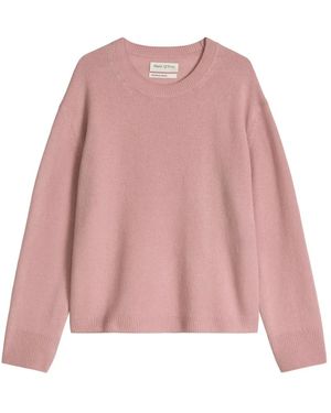 Marc O' Polo Truien & Vesten ,Roze ,Wol Ronde Hals Gebreid
