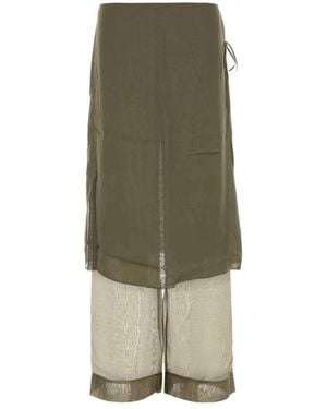 Paloma Wool Wide Trousers - Vert