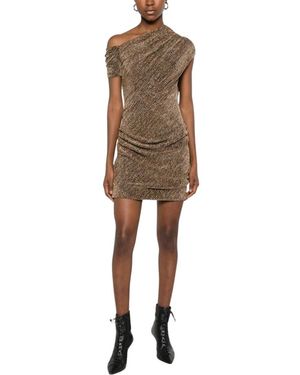 IRO Nalone One-Shoulder Kleid - Braun