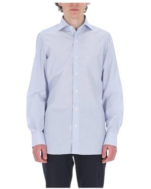 Finamore 1925 Casual Shirts - Blue