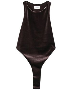 ANDAMANE Fonda Neckholder Bodysuit - Schwarz