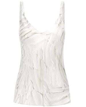 Roberto Cavalli Sleeveless Tops - Blanc