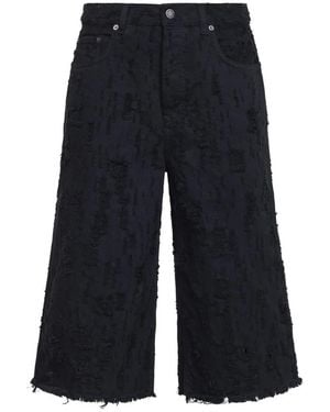 Haikure Denim Shorts - Blue