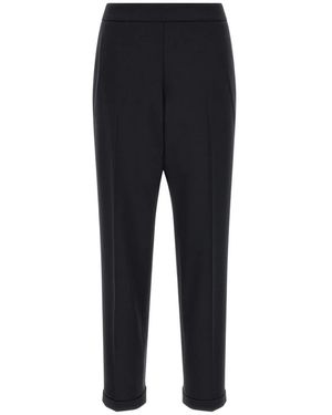 Alberto Biani Cropped Trousers - Noir