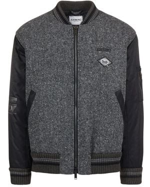 Iceberg Bomber Jackets - Zwart