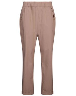 Liu Jo Cropped Trousers - Natural