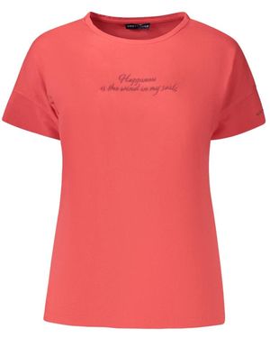 North Sails Ocean Positive T-Shirt Met Korte Mouwen - Roze