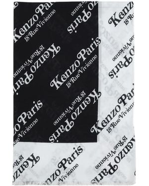 KENZO Silky Scarves - Black