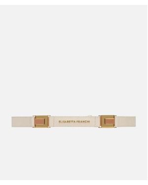 Elisabetta Franchi Belts - White
