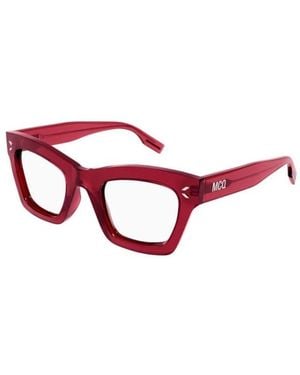 McQueen Glasses - Red