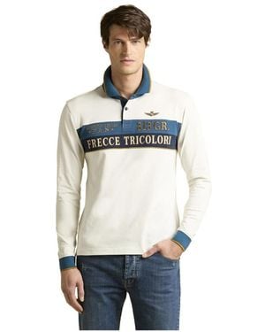 Aeronautica Militare Polo Shirts - Blanc