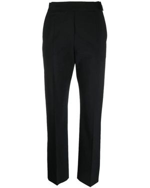 MSGM Casual schwarze wollhose